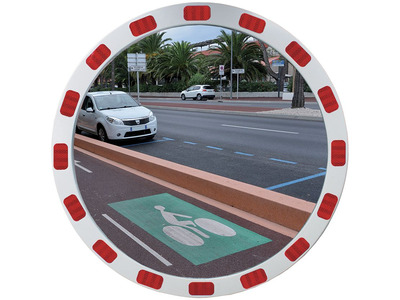 Miroir extérieur avec bande réfléchissante MW Tools