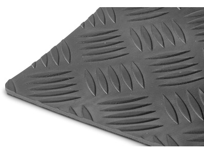 Tapis caoutchouc diamant 10m x 1,2m x 3mm MW Tools