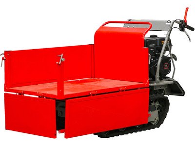 Minidumper à chenilles benne plateau basculante à ridelles 500KG 9CH 6+2R vitesses  Torros