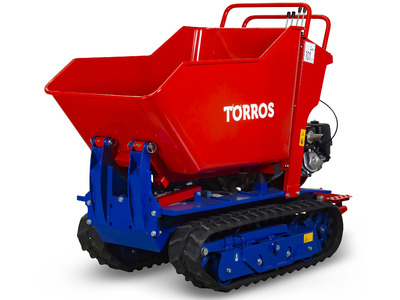 Minidumper Honda hydrostatique à chenilles avec benne basculante 800 kg - Moteur 9 CH Torros
