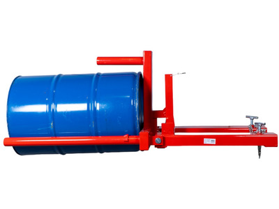 Pince à fûts et basculeur de fûts pour chariot élévateur 220L 400kg MW Tools
