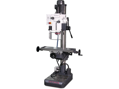 Perceuse-fraiseuse à colonne perçage jusqu'à ø32 mm CM4/M16 1,5 kW 400V table croisée avance de perçage Optidrill
