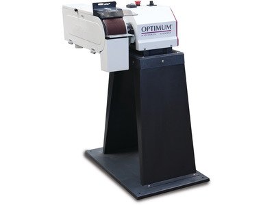 Ponceuse à bande pour métaux 120x1500 mm 29,8 m/s 1,5 / 2,2 kW 400 V arrêt d'urgence Optigrind