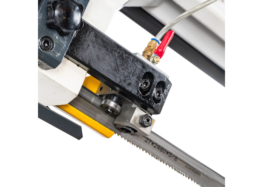 Scie à ruban pour métaux 0-60° capacité de coupe ronde 225 mm 1,1 kW 400V 2 vitesses 45/90 m/min hauteur lame 27 mm Optisaw - 5