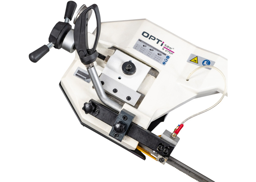 Scie à ruban pour métaux 0-60° capacité de coupe ronde 225 mm 1,1 kW 400V 2 vitesses 45/90 m/min hauteur lame 27 mm Optisaw - 3