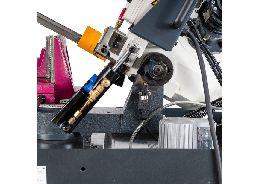 Scie à ruban pour métaux 0-60° capacité de coupe ronde 225 mm 1,1 kW 400V 2 vitesses 45/90 m/min hauteur lame 27 mm Optisaw - 9