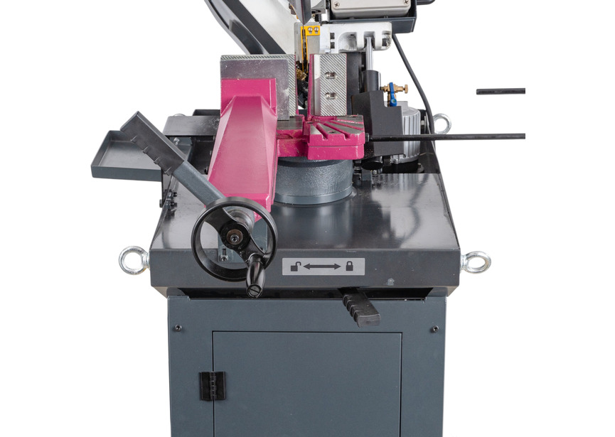 Scie à ruban pour métaux 0-60° capacité de coupe ronde 225 mm 1,1 kW 400V 2 vitesses 45/90 m/min hauteur lame 27 mm Optisaw - 11