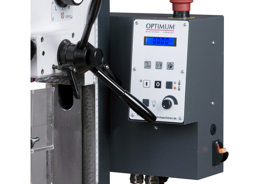 Perceuse-fraiseuse X 480 Y 175 mm Z 280 mm CM2/M10 0,75 kW 230V vitesses variables table longue Optimill - 3