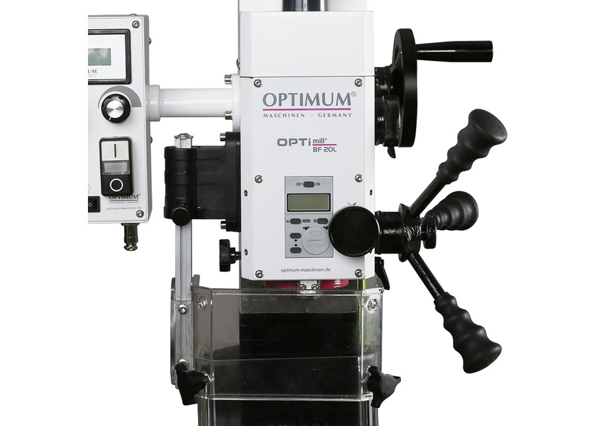Perceuse-fraiseuse X 480 Y 175 mm Z 280 mm CM2/M10 0,85 kW 230 V vitesses variables table longue Optimill - 2