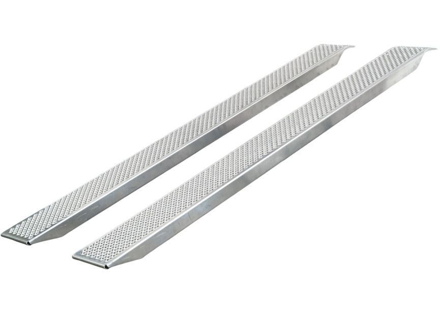 Jeu de rampes aluminium 1000kg 2500x260mm largeur utile 222mm MW Tools