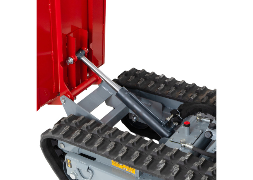 Brouette motorisée essence à chenilles surélevées et monte-escaliers benne basculante hydraulique 600KG 6,5CH 3+1R vitesses  Torros - 3