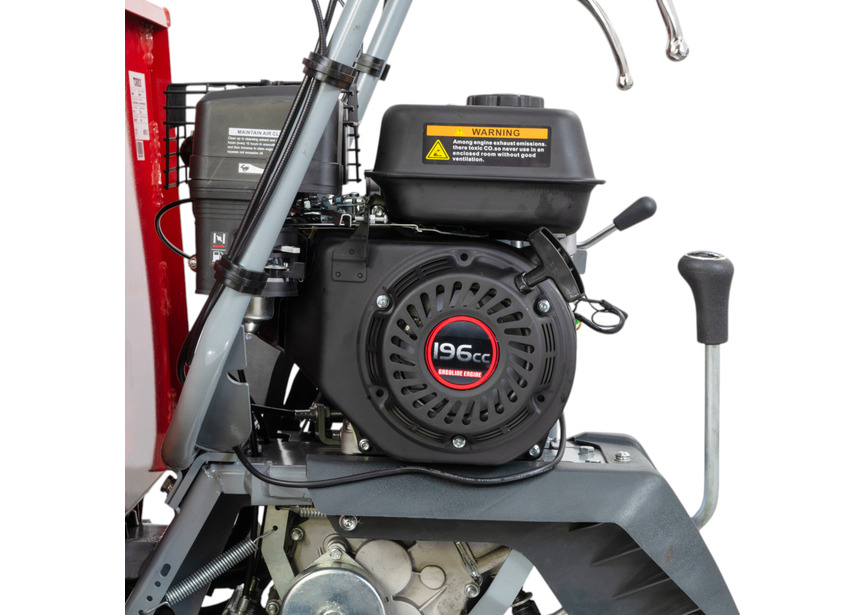 Brouette motorisée essence à chenilles surélevées et monte-escaliers benne basculante hydraulique 600KG 6,5CH 3+1R vitesses  Torros - 7