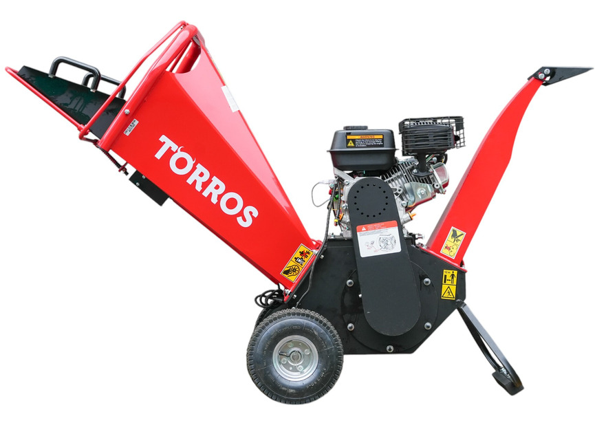 Broyeur de branches pro thermique essence 6,5 CV 196 cc 100 mm démarrage manuel Torros - 5