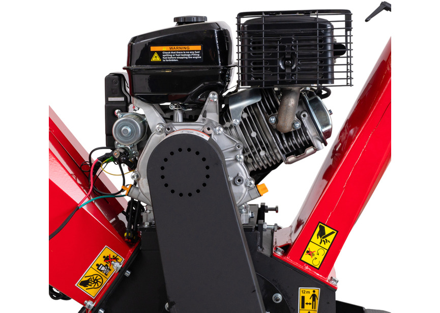 Broyeur de branches pro tractable thermique essence 15 CV 420 cc 120 mm démarrage électrique Torros - 8