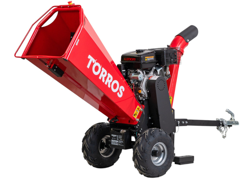 Broyeur de branches pro tractable thermique essence 15 CV 420 cc 120 mm démarrage électrique Torros - 7