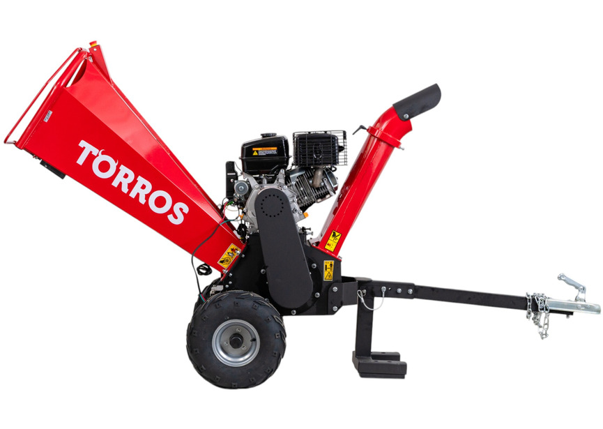 Broyeur de branches pro tractable thermique essence 15 CV 420 cc 120 mm démarrage électrique Torros - 9