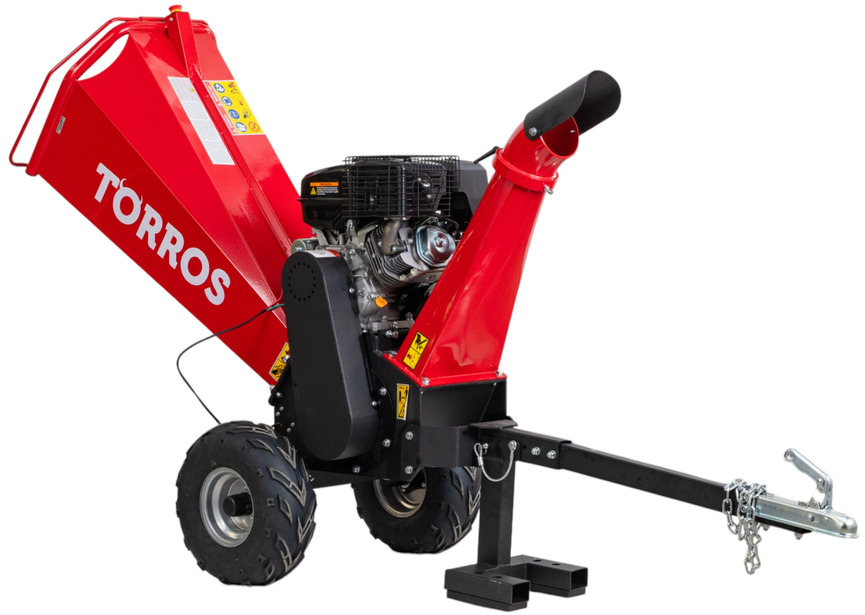Broyeur de branches pro tractable thermique essence 15 CV 420 cc 120 mm démarrage électrique Torros - 11