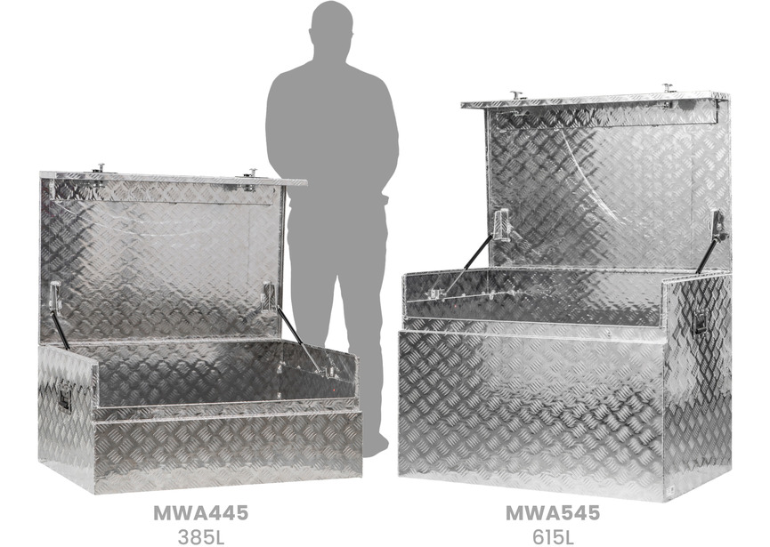Coffre de transport en aluminium 353 l MW Tools - 14