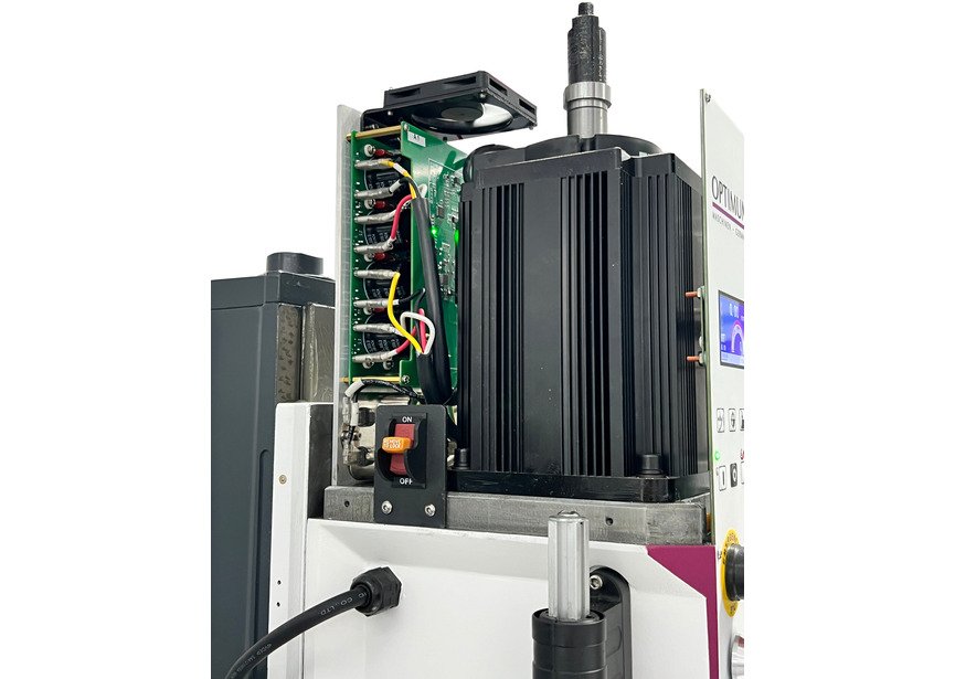 Perceuse-fraiseuse professionnelle X 480 mm Y 175 mm Z 280 mm SANS engrenages avec entraînement direct CM2/M10 0,75 kW 230V Optimill - 2
