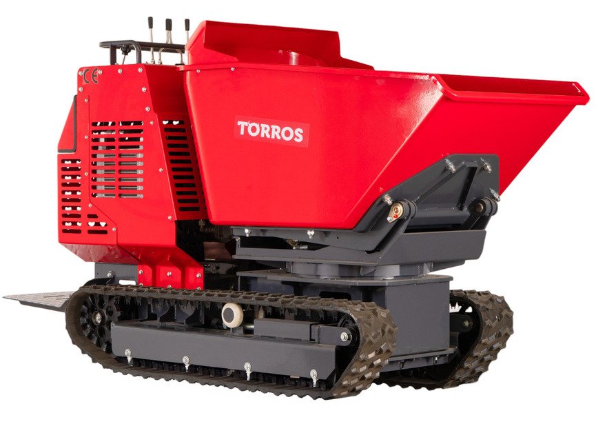 Minidumper à chenilles hydrostatique 1200 kg 13,5 ch avec benne rotative 180° et démarrage électrique Torros - 6