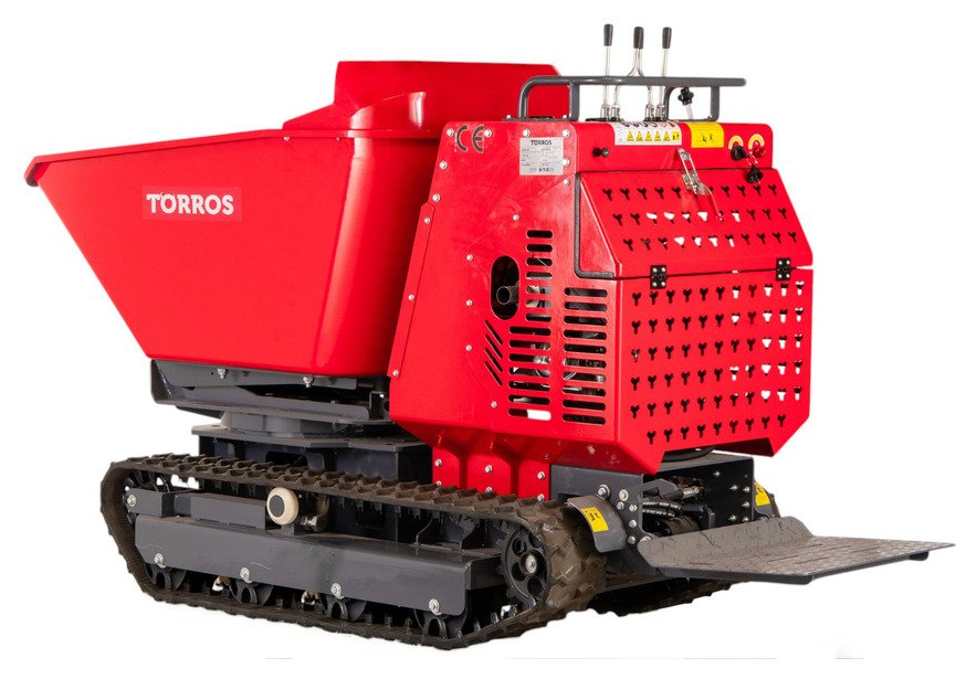 Minidumper à chenilles hydrostatique 1200 kg 13,5 ch avec benne rotative 180° et démarrage électrique Torros - 8
