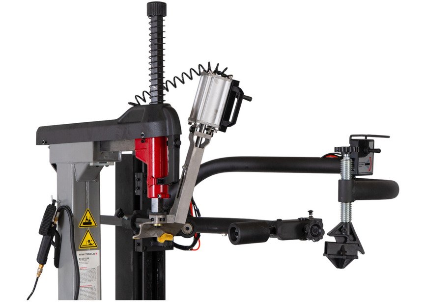 Démonte-pneu professionnel pneumatique avec levier automatique leverless et bras auxiliaire 230 V – Jusqu’à 28 pouces MW Tools - 3