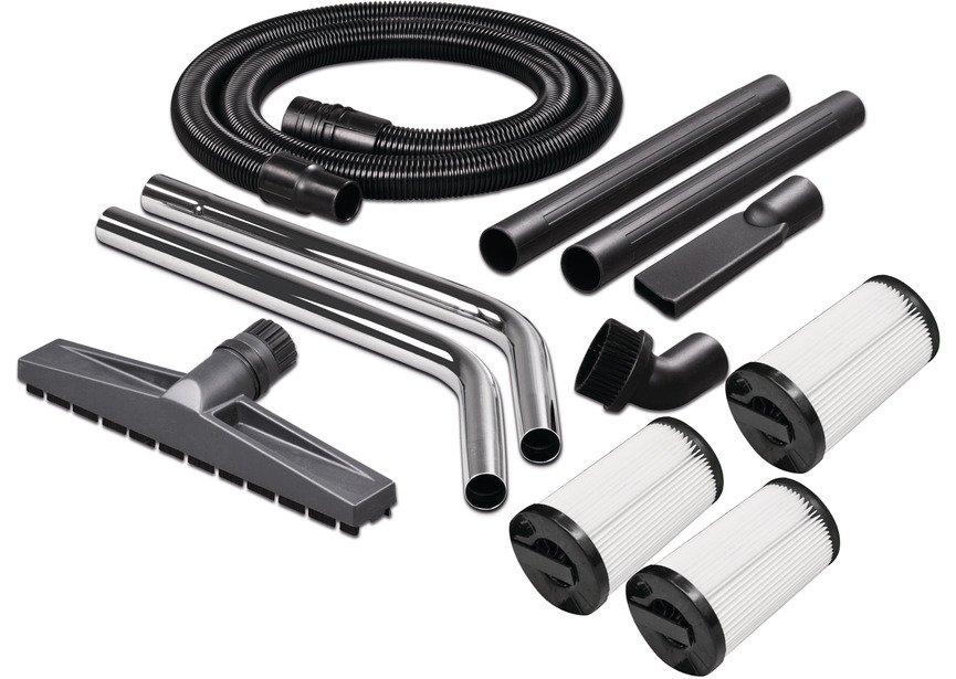 Aspirateur industriel à sec avec filtre semi-automatique – poussières et solides – cuve inox 62 L – 3 moteurs – 2,5 kW – 230 V Cleancraft - 3