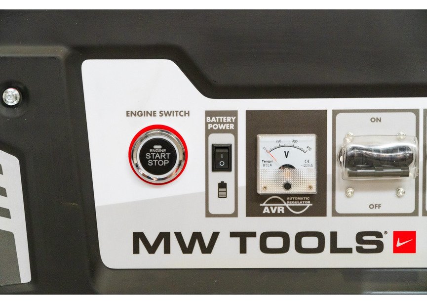 Groupe électrogène essence 11 kW 3x400 V et 230 V - Démarrage électrique et réservoir de 40 l MW Tools - 3