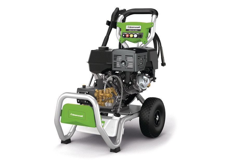 Nettoyeur haute pression à eau froide avec moteur à essence puissant - pression de travail 230 bar - 960 L/h - 8,2 kW Cleancraft