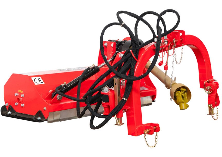 Broyeur d’accotement latéral avec déport hydraulique 125 cm - Inclinable à la verticale - Cardan et attelage trois points - Série moyenne Torros - 5