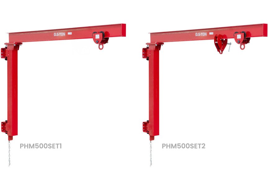 Potence murale pivotante 170° 500 kg longueur 2000 mm poutre en I MW Tools - 7