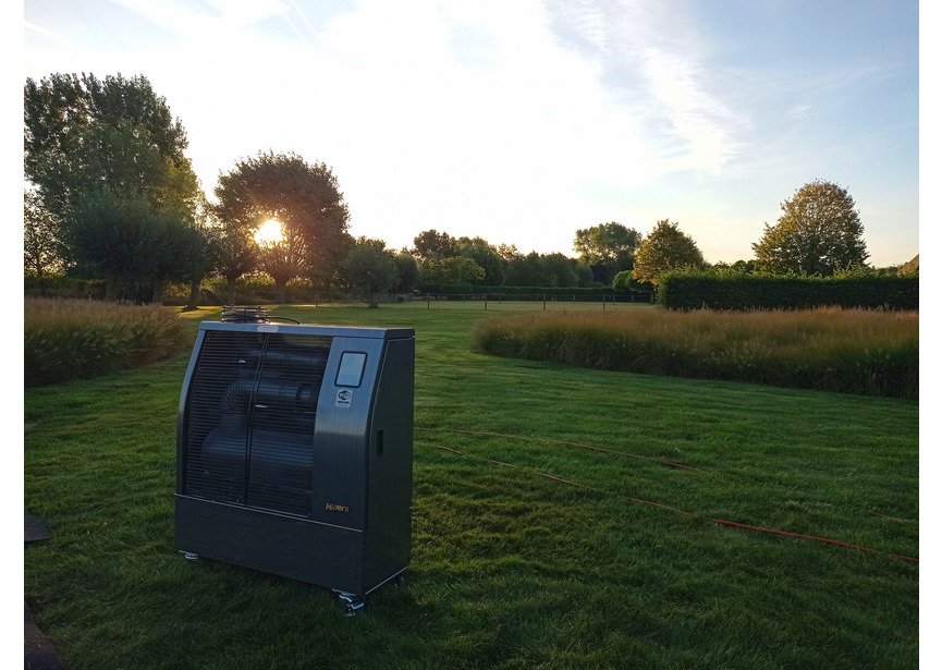 Chauffage Radiateur fioul professionnel mobile radiant infrarouge 40,7 kW motif en acier inoxydable 3500-6000 m³ Wifi Hipers - 14