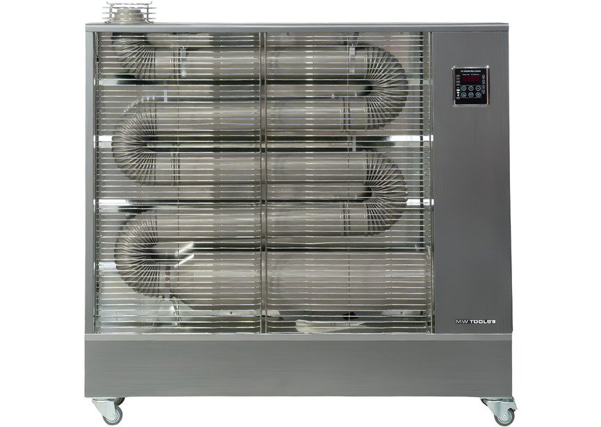 Chauffage Radiateur fioul mobile radiant infrarouge Pro 21 kW argent 220-1200 m³ - Idéal pour atelier et showroom MW Tools - 2