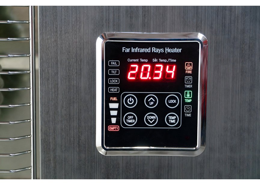 Chauffage Radiateur fioul mobile radiant infrarouge Pro 21 kW argent 220-1200 m³ - Idéal pour atelier et showroom MW Tools - 3