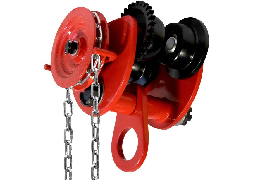 Chariot porte-palans 1 t avec entraînement par chaîne MW Tools - 4