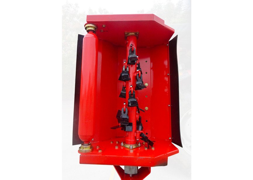 Broyeur d'accotement à fléaux 80 cm avec large déport hydraulique sur bras – Inclinable à la verticale - Cardan et attelage trois points Torros - 8