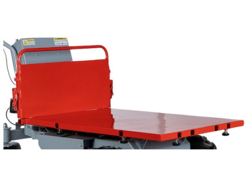 Mini dumper électrique 500kg 211L plateau basculant par vérin cloison amovible batterie 48V / 32Ah Torros - 5