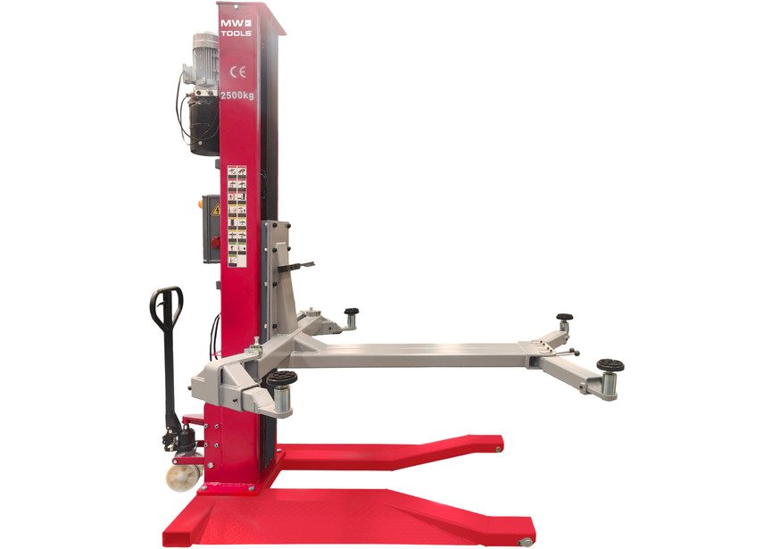 Pont élévateur professionnel 1 colonne mobile 2,5 T – 230 V MW Tools - 12