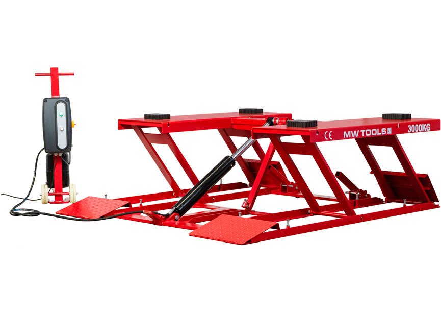 Pont ciseaux élévateur mobile 3T – hauteur de levage 620 mm – 230 V MW Tools