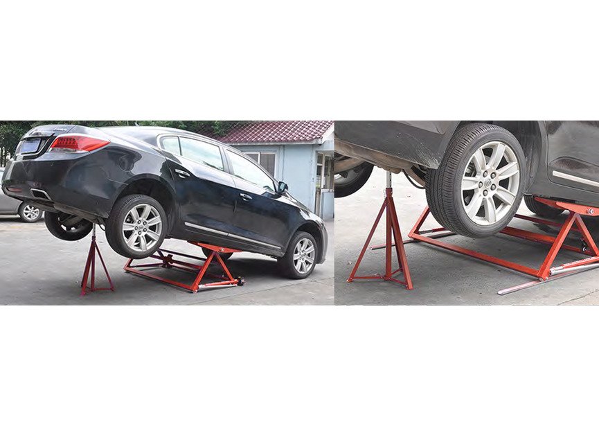 Pont élévateur mobile basculant mécanique 3 T pour voitures — Hauteur de levage 570 mm MW Tools - 13