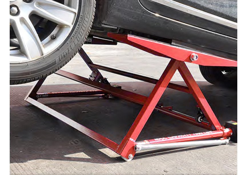 Pont élévateur mobile basculant mécanique 3 T pour voitures — Hauteur de levage 570 mm MW Tools - 7