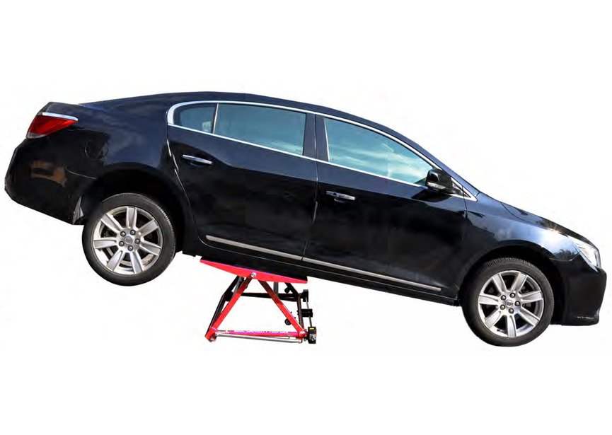 Pont élévateur mobile basculant mécanique 3 T pour voitures — Hauteur de levage 570 mm MW Tools - 4
