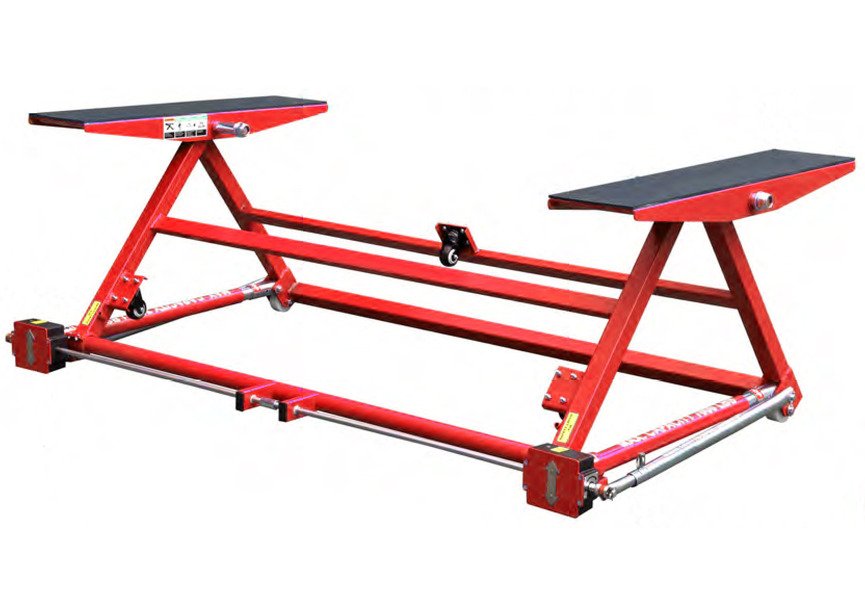 Pont élévateur mobile basculant mécanique 3 T pour voitures — Hauteur de levage 570 mm MW Tools
