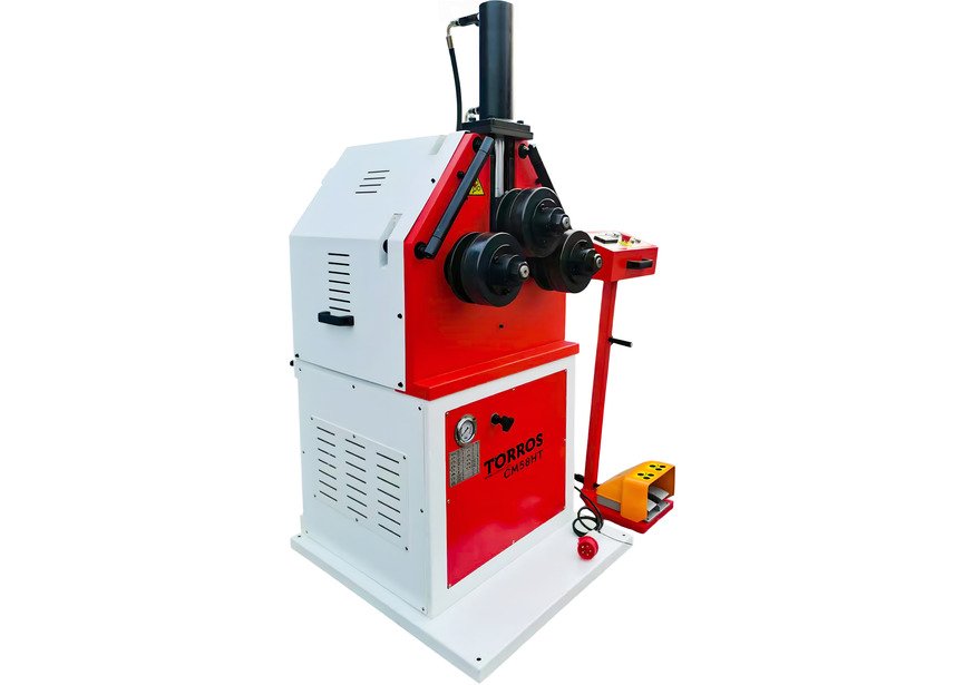 Cintreuse à 3 galets hydraulique - 2,2 kW 400 V - Cintrage de profilés métal - Usage professionnel horizontal & vertical Torros - 5