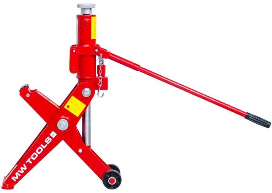 Cric hydraulique pour chariot élévateur 4 tonnes - Extra bas 65 mm - Pompe double vitesse - Usage professionnel intensif MW Tools - 2