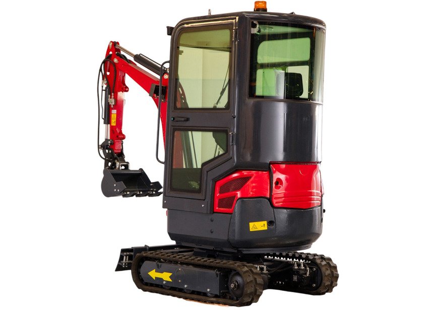 Mini-pelle 1,8 tonnes avec cabine moteur Kubota 10,2 kW 3 cylindres avec bras pivotant et train de chenilles extensible MW Tools - 3