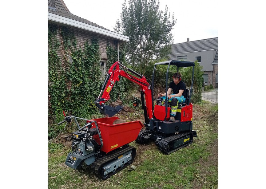 Mini-pelle 1 tonne moteur Koop 7 kW 1 cylindre MW Tools - 4