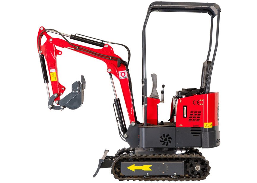 Mini-pelle 1 tonne moteur Koop 7 kW 1 cylindre MW Tools - 2