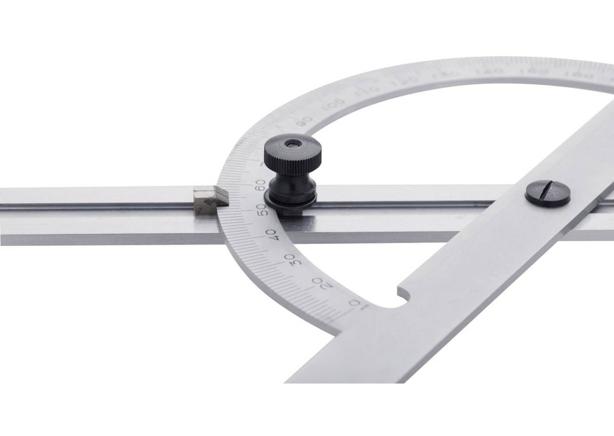 Rapporteur d'angle en acier chromé mat avec bras réglable 10 - 170° Limit - 2