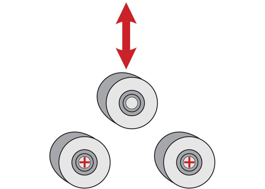 Cintreuse à 3 galets électrique avec 2 galets motorisés positionnement horizontal vertical 1,1 kW 400V Metallkraft - 2